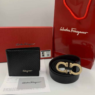 ست کیف پول مردانه Salvatore ferragamo کد C2